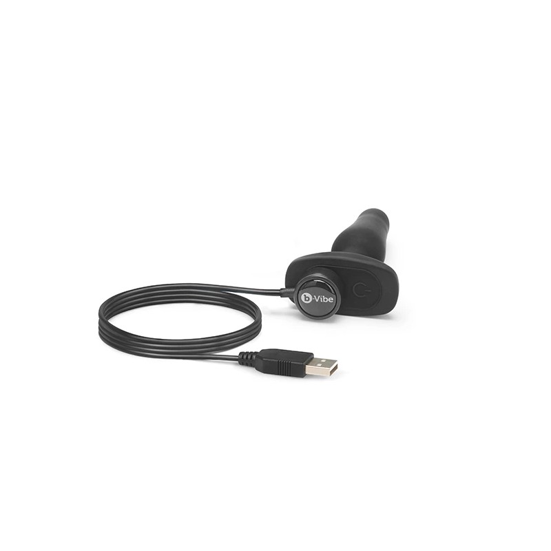 Zdalnie sterowany plug analny - B-Vibe Novice Plug Black